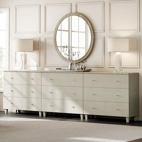 Bedroom Dresser with 9 Drawers