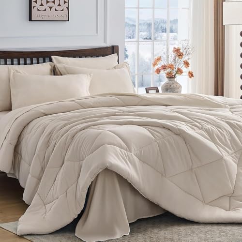 7 Piece Oversized Queen Comforter Set