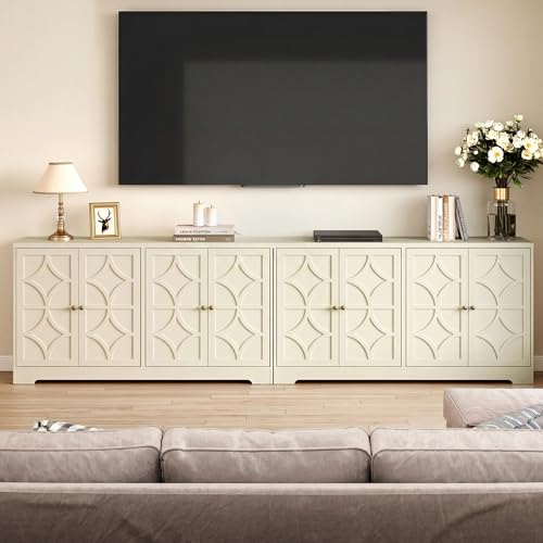 112'' Sideboard Buffet Cabinet with Storage