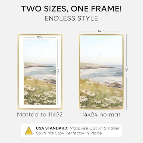14x24 Gold Picture Frame (3 Count)