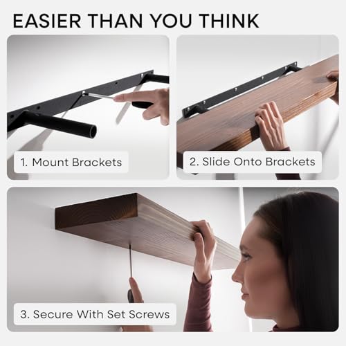 18 Inch Floating Shelves (4 Count)