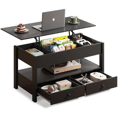 Coffee Table Lift Top Coffee Table with Drawers
