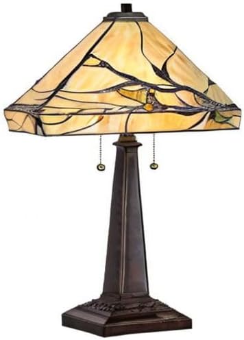 Robert Louis Tiffany Budding Branch Mission Tiffany Style Table Lamp 24" High