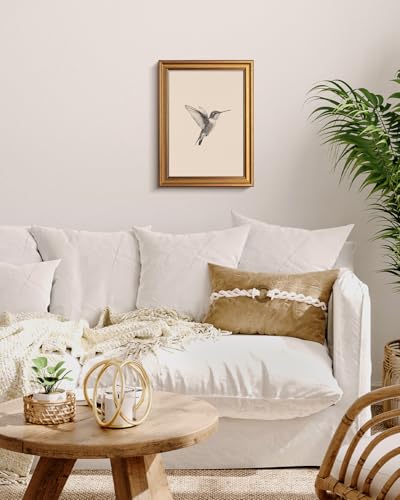 Vintage Gold Framed Wall Art for Living Room