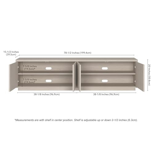 79" TV Stand for TVs up to 85"