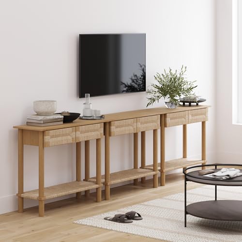 Beacon Wooden Sofa Console Table with Drawers