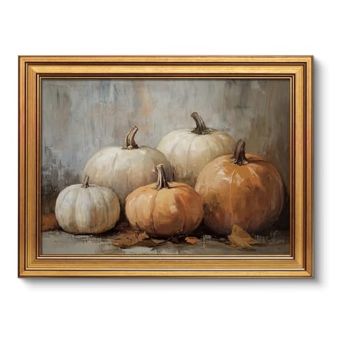 Vintage Gold Framed Wall Art for Living Room (5 Count)