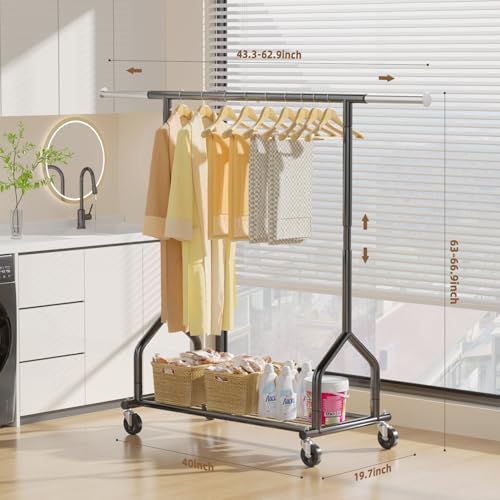 Heavy Duty Clothes Rack Load 424 LBS