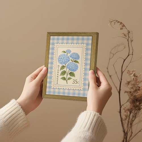 Framed Blue Hydrangea Canvas Wall Art
