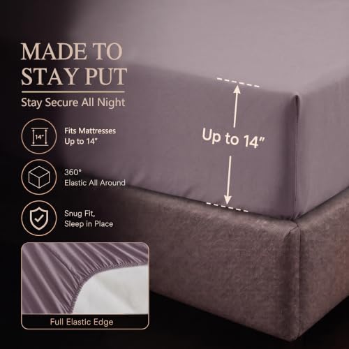 Twin XL Comforter Set Grayish Purple