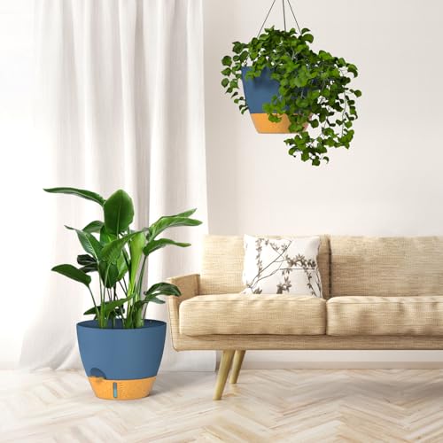 12 Inch Hanging Planters for Indoor Plants & Outdoor (2 Count)
