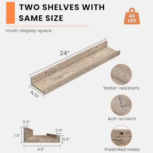 Picture Ledge Shelf (2 Count)