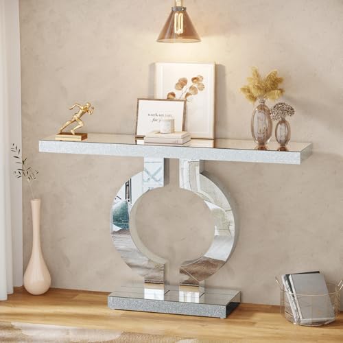 Modern Mirrored Console Table