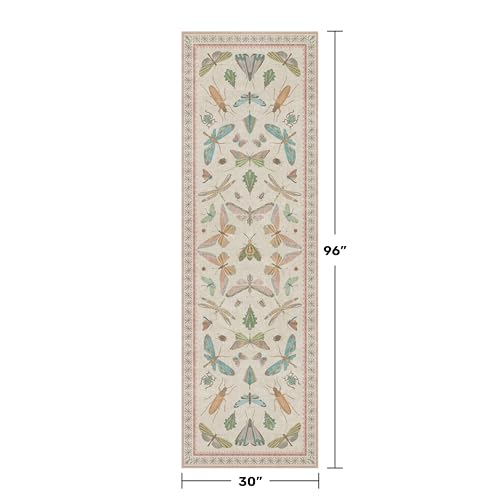Insect Print 8ft Long Hallway Runner Rug (20 Sq Ft)
