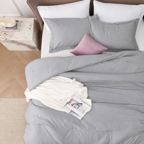 Grey Queen Comforter Set