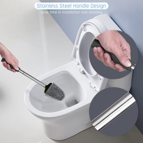 Silicone Toilet Brush (2 Count)