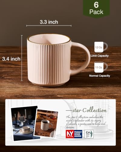 Coffee Mug Set of 6 (72 Count)
