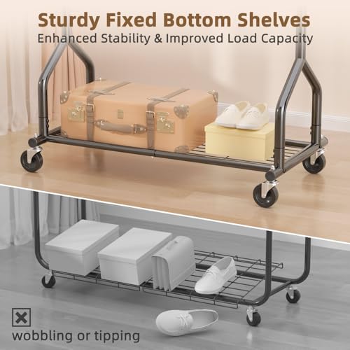 Heavy Duty Clothes Rack Load 424 LBS