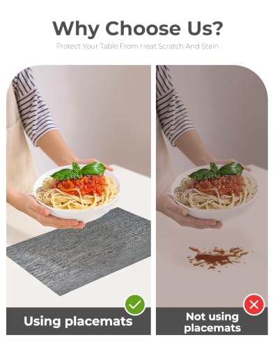 Grey Placemats (4 Count)