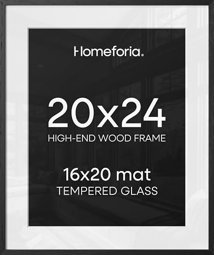 20x24 Black Oak Picture Frame (2 Count)