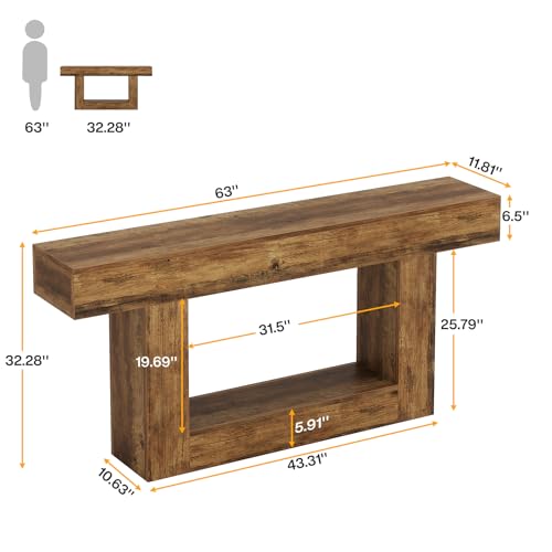 63" Console Table