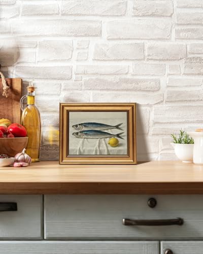 Vintage Gold Framed Wall Art for Living Room