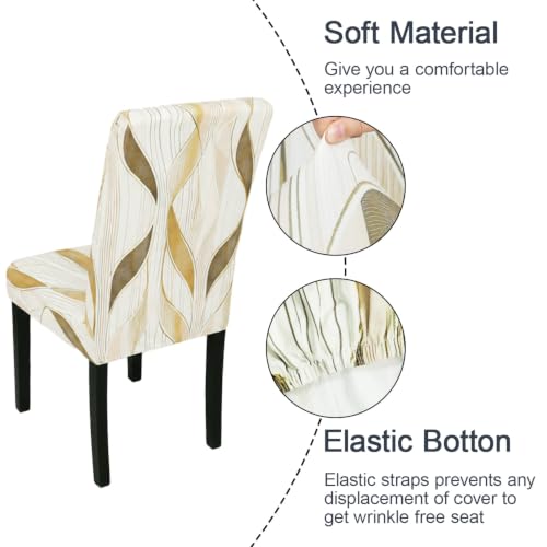 Pattern Chair Covers for Dining Room Set of 4