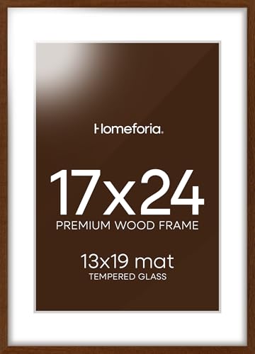 17x24 Brown Oak Picture Frame