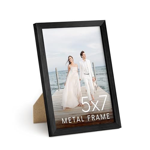 5x7 Black Metal Picture Frame