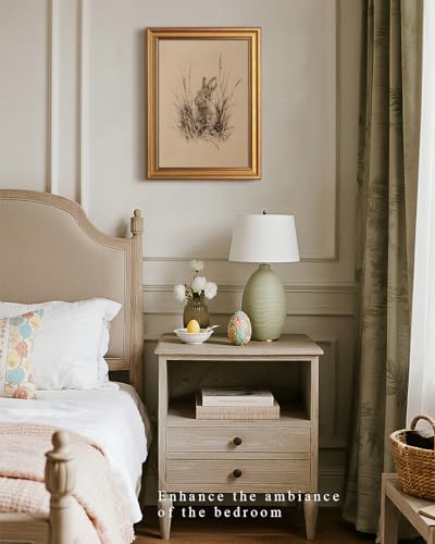 Vintage Gold Framed Wall Art for Living Room