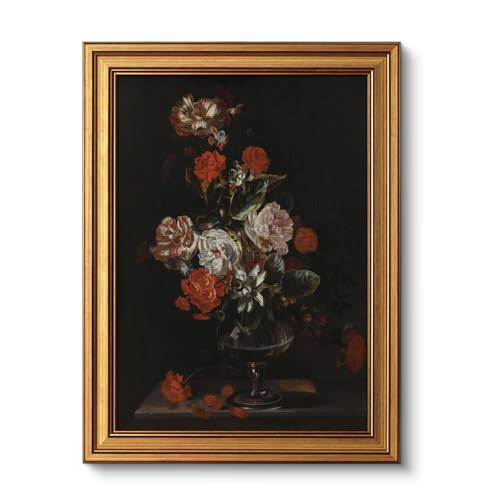 Vintage Gold Framed Wall Art for Living Room