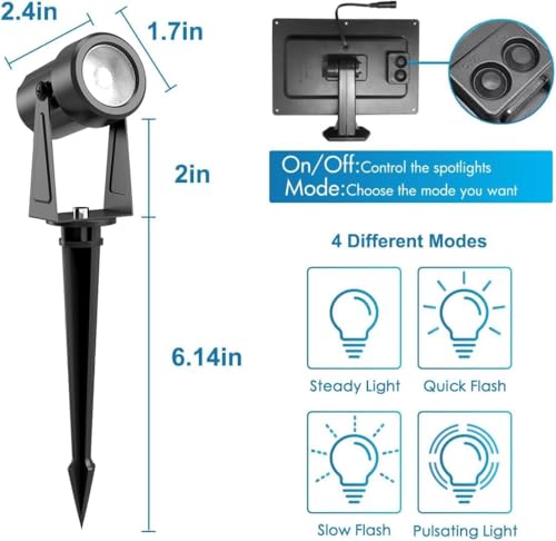 Solar Landscape Spotlights (16 Count)