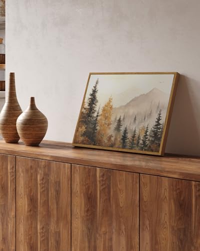 Framed Canvas Wall Art Vintage Decor