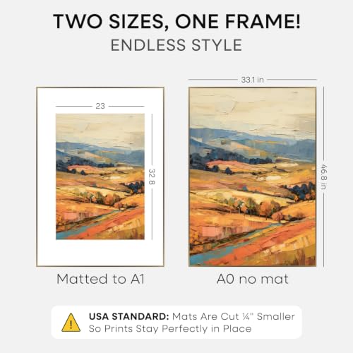 A0 Bronze Poster Frame (2 Count)