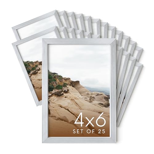 4x6 Silver Metal Picture Frames