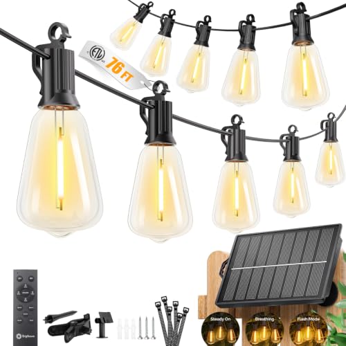 76FT Solar String Lights Outdoor Waterproof