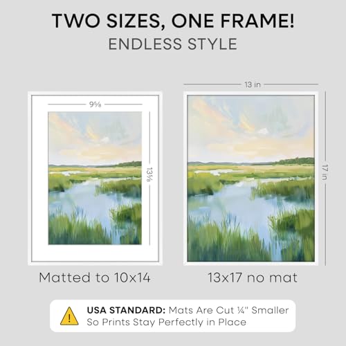 13x17 White Picture Frame (2 Count)