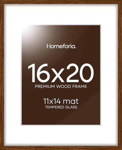 16x20 Brown Oak Picture Frame (2 Count)