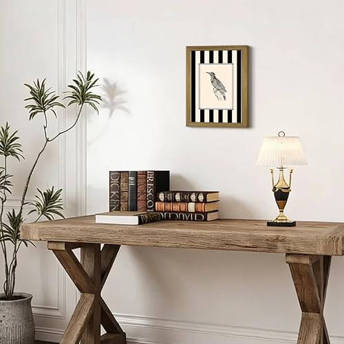 Framed Bird Canvas Wall Art Picture