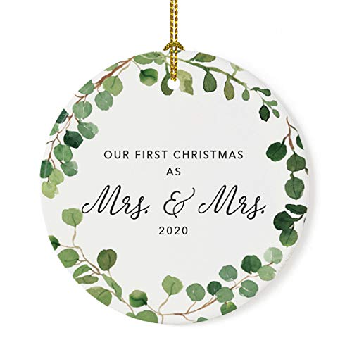 Custom Year Round Ceramic Porcelain Christmas Tree Ornament Keepsake Collectible Gift