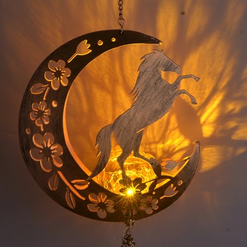 Moon Horse Wind Chime Decorative Gift