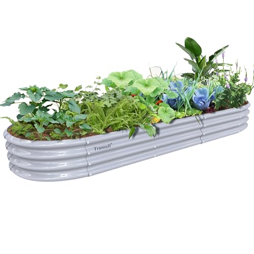 12x2x1ft Galvanized Raised Garden Bed