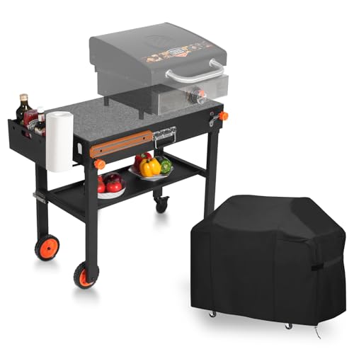 Grill Table with Cover