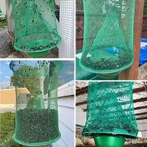 Ranch Hanging Catcher, Cage Catcher for Indoor and Outdoor, Family Farms, Park (6 Pack)