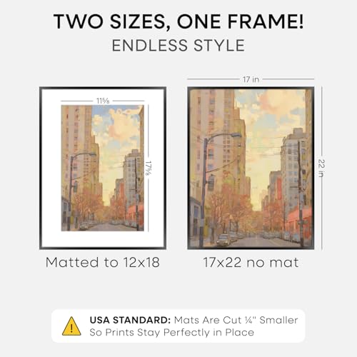 17x22 Black Picture Frame (3 Count)