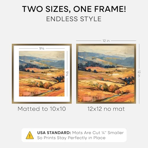 12x12 Bronze Picture Frame (3 Count)