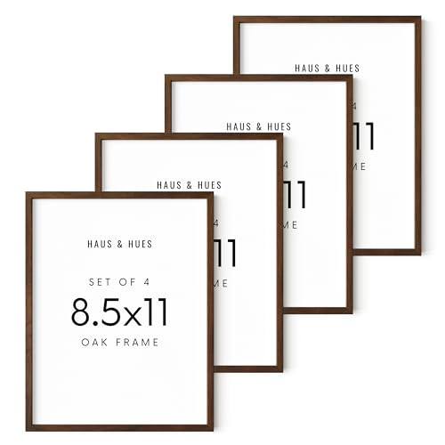 Walnut Wood Certificate Frames 8.5x11 (4 Count)