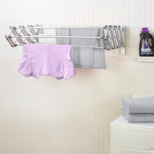 Aluminum 36" Collapsible Wall Drying Rack