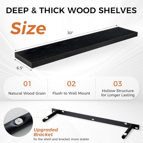 Floating Shelves for Wall (2 Count)