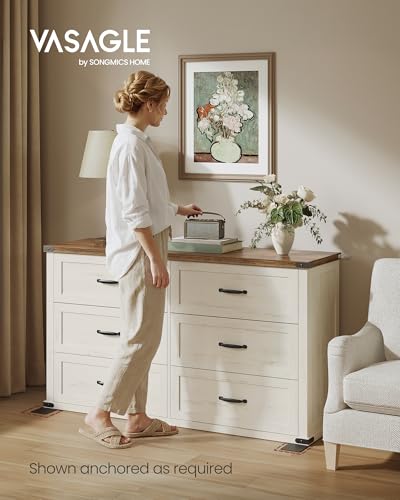 Modern 6 Drawer Dresser